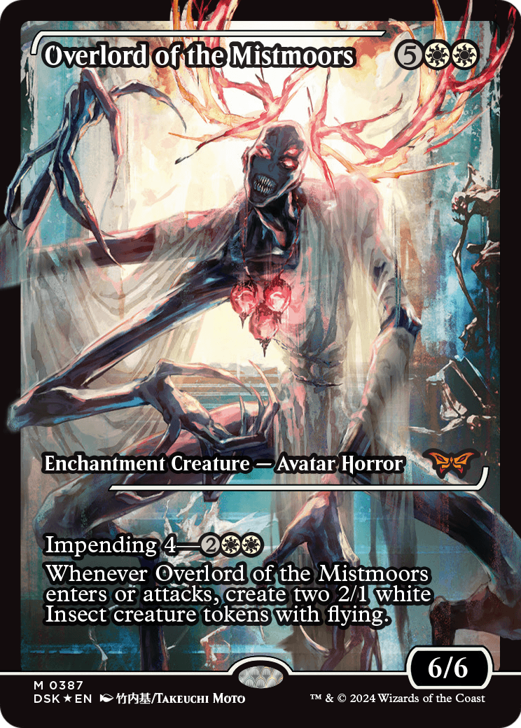 Overlord of the Mistmoors (Japan Showcase) [Duskmourn: House of Horror] Foil