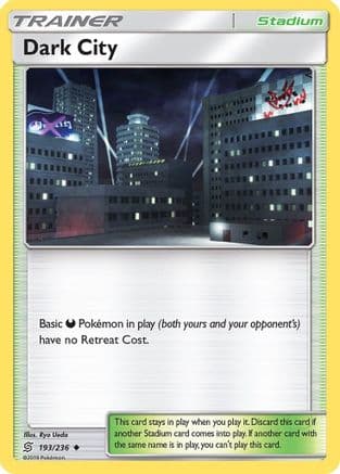 Dark City 193/236 - SM  Unified Minds Reverse Holofoil