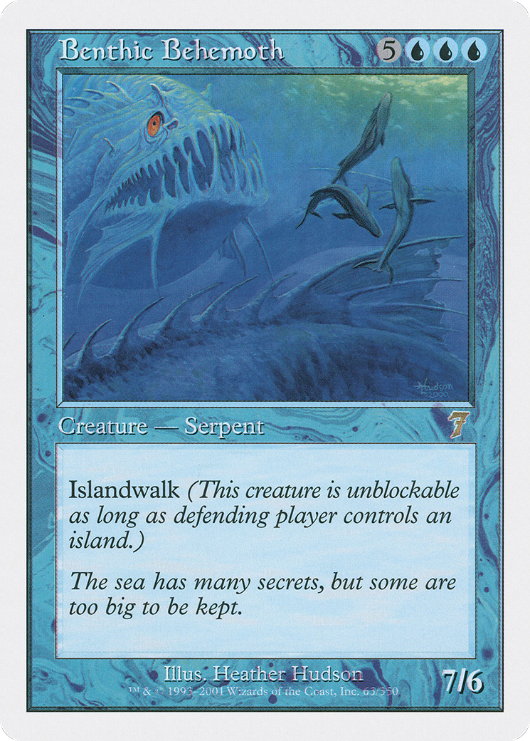 Benthic Behemoth [Seventh Edition] Foil