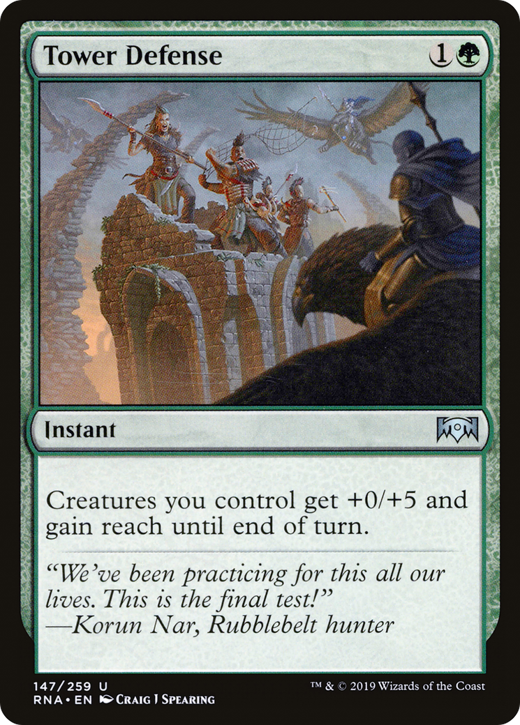Tower Defense [Ravnica Allegiance] Foil