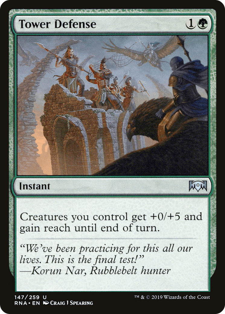 Tower Defense [Ravnica Allegiance] Foil