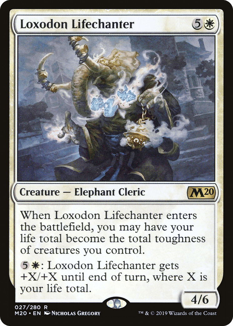 Loxodon Lifechanter [Core Set 2020] Foil