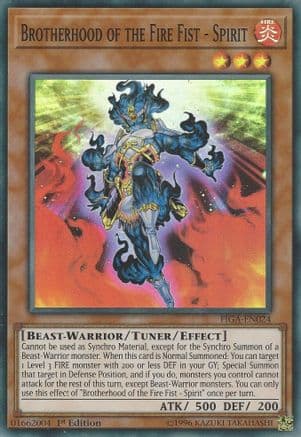 Brotherhood of the Fire Fist - Spirit [FIGA-EN024] Super Rare