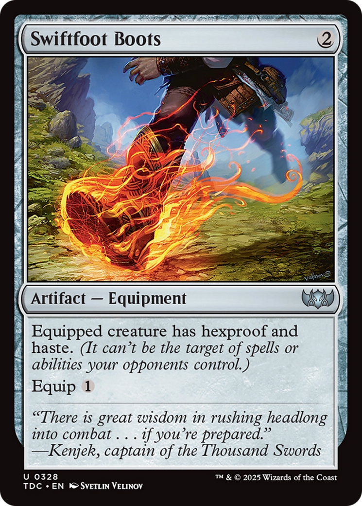 Swiftfoot Boots (328) [Commander: Tarkir: Dragonstorm]