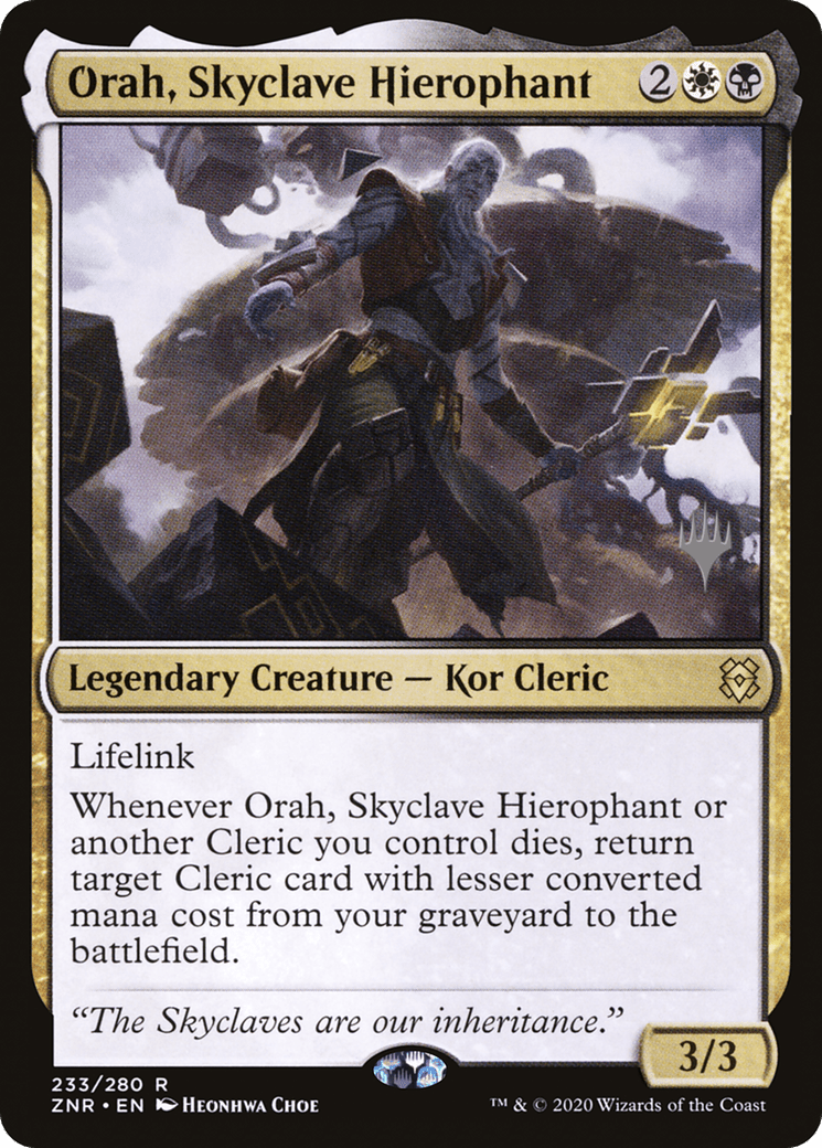 Orah, Skyclave Hierophant (PZNR-233P) - Zendikar Rising Promos