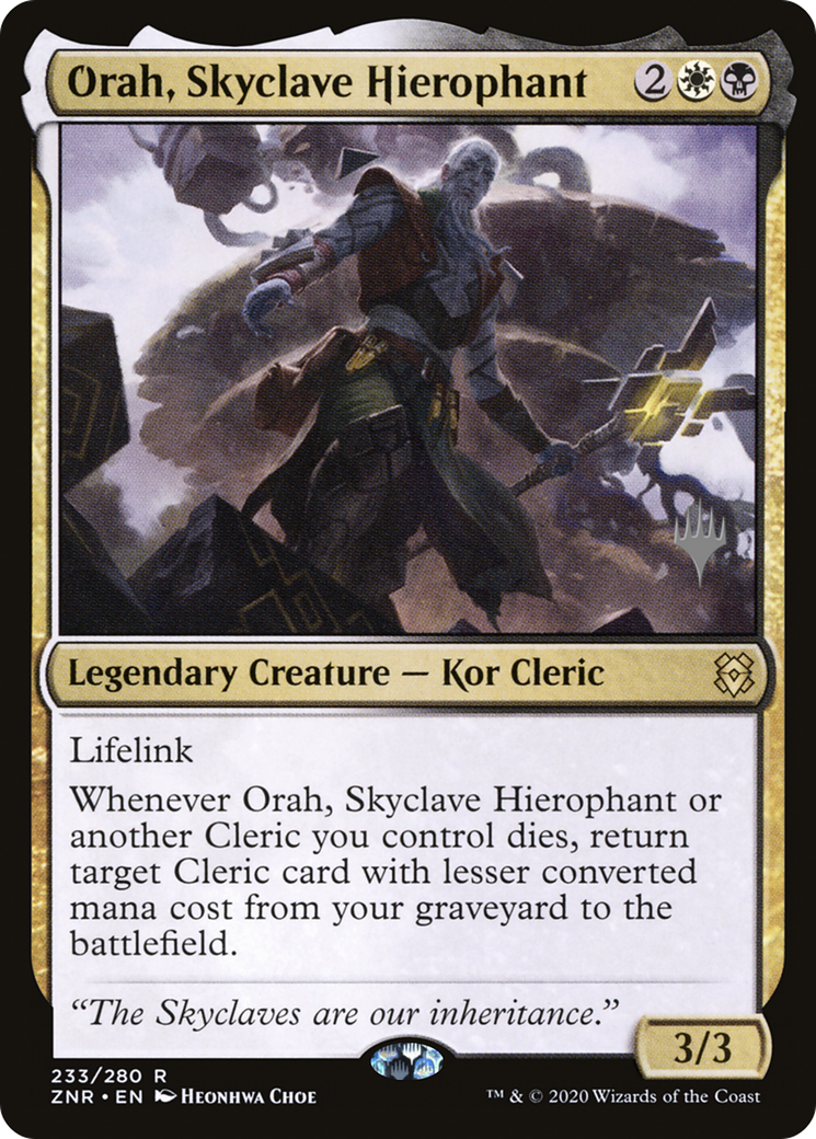 Orah, Skyclave Hierophant (PZNR-233P) - Zendikar Rising Promos Foil