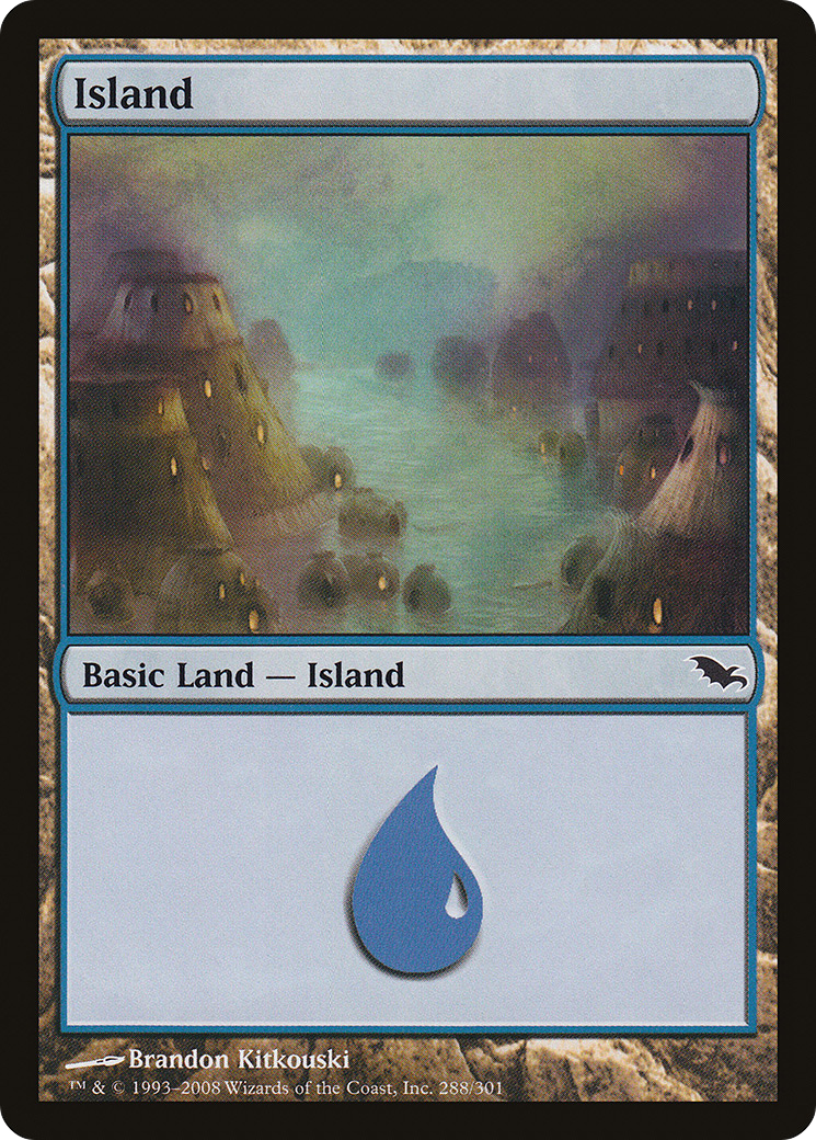 Island (288) [Shadowmoor] Foil