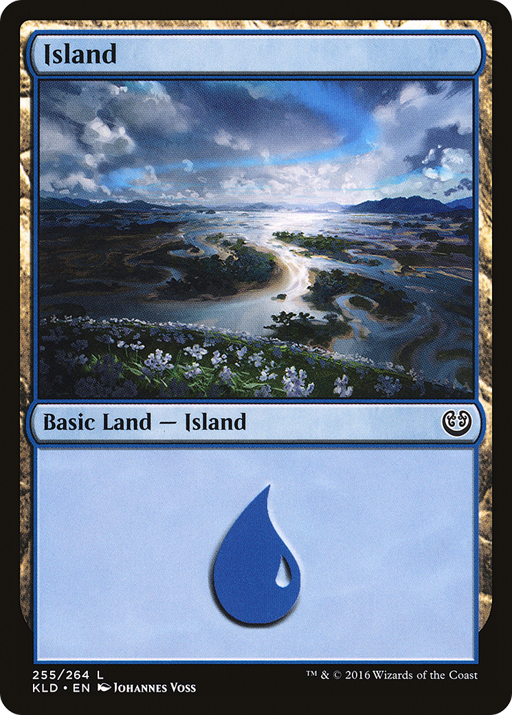 Island (255) [Kaladesh] Foil