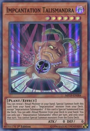 Impcantation Talismandra [MP19-EN084] Super Rare
