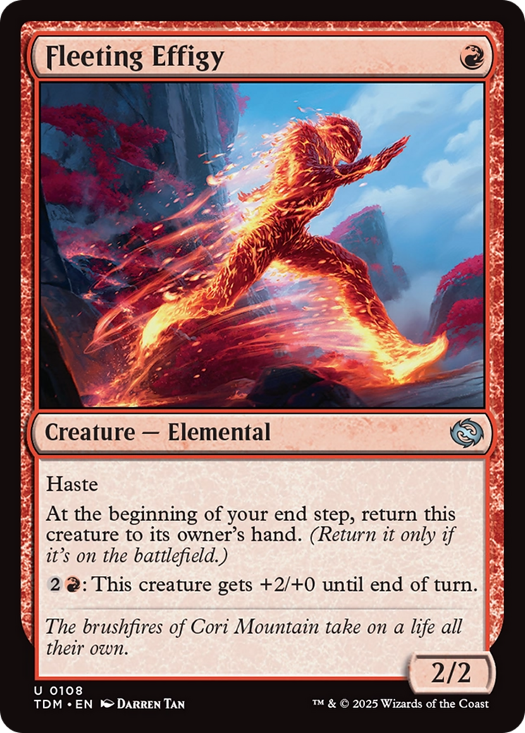 Fleeting Effigy (108) [Tarkir: Dragonstorm]