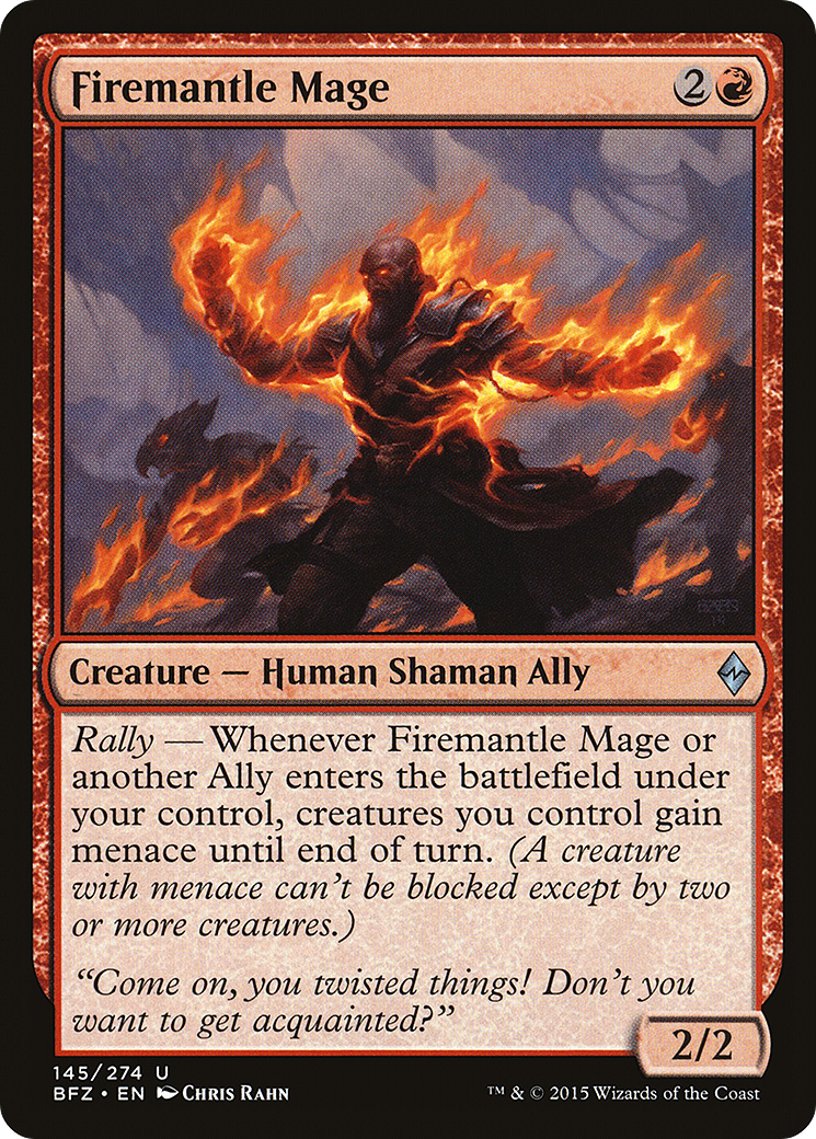 Firemantle Mage [Battle for Zendikar] Foil