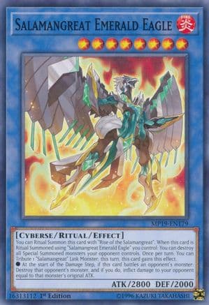 Salamangreat Emerald Eagle [MP19-EN179] Common
