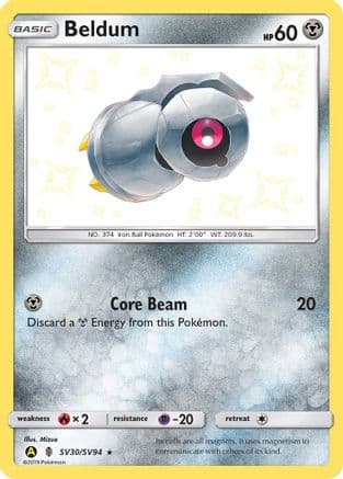 Beldum SV30/94 - Hidden Fates Shiny Vault Holofoil
