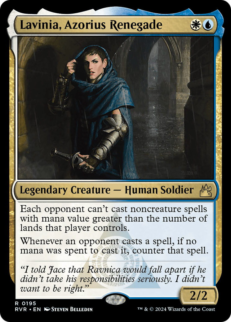 Lavinia, Azorius Renegade [Ravnica Remastered] Foil