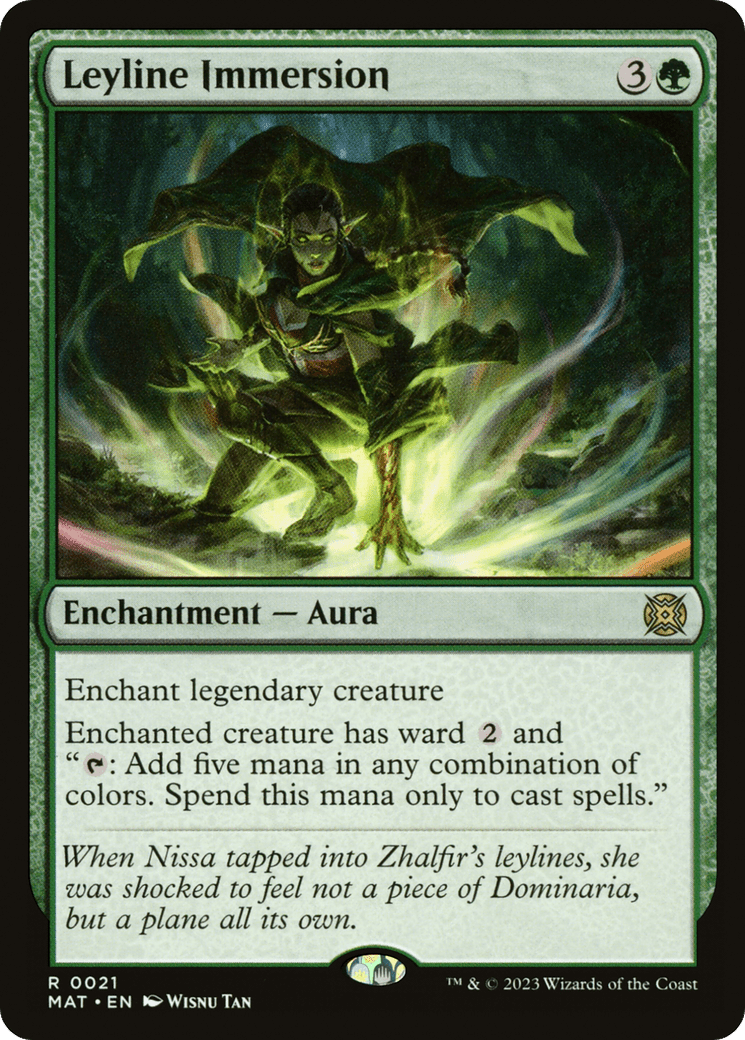 Leyline Immersion [March of the Machine: The Aftermath] Foil