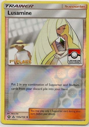 Lusamine (League Challenge) [1st Place] 153a/156 - League & Championship Cards Reverse Holofoil