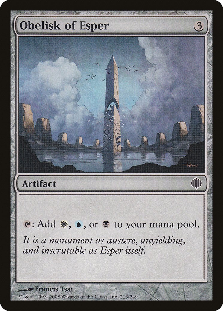 Obelisk of Esper [Shards of Alara] Foil
