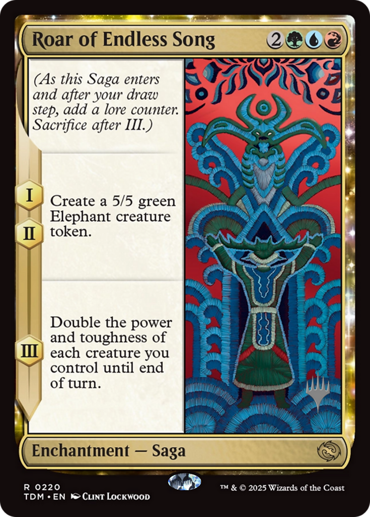 Roar of Endless Song (220) [Promo Pack: Tarkir: Dragonstorm]