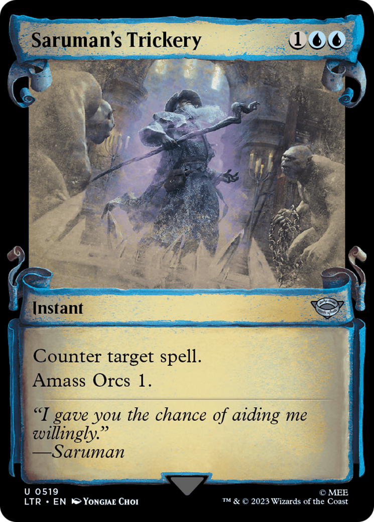 Saruman's Trickery [The Lord of the Rings: Tales of Middle-Earth Showcase Scrolls] Foil