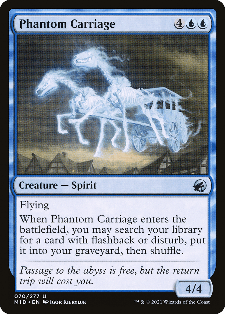 Phantom Carriage [Innistrad: Midnight Hunt] Foil