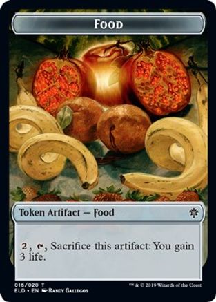 Food Token (016) |  (016) [Throne of Eldraine]