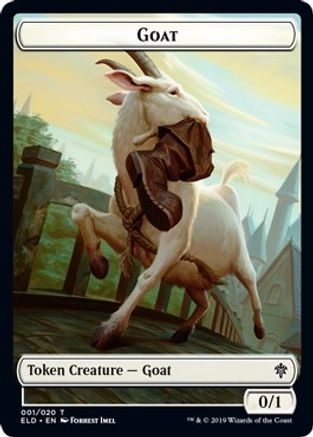 Goat Token |  (001) [Throne of Eldraine]