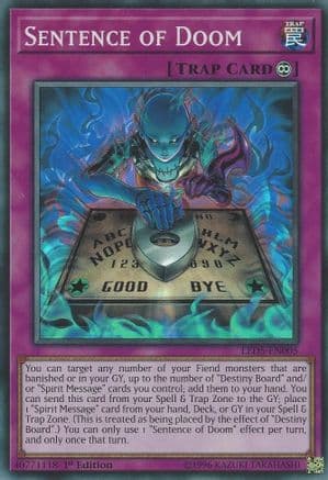 Sentence of Doom [LED5-EN005] Super Rare