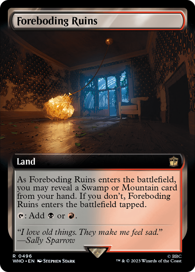 Foreboding Ruins (Extended Art) [Doctor Who] Foil