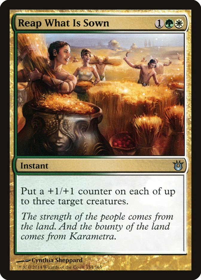 Reap What Is Sown 154/165 (Born of the Gods) 
