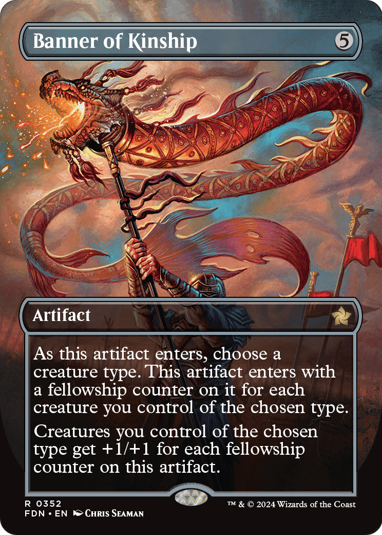 Banner of Kinship (FDN-352) - Foundations (Borderless) Foil