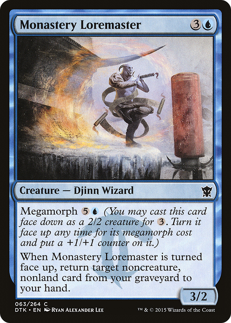 Monastery Loremaster [Dragons of Tarkir] Foil
