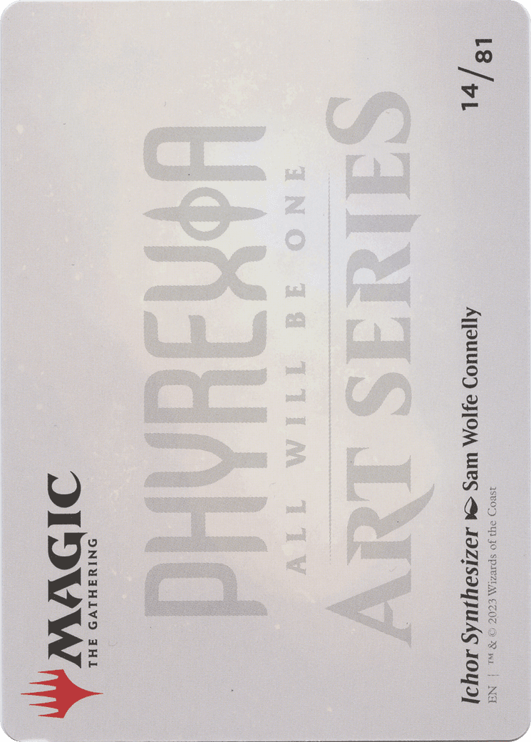 Ichor Synthesizer // Ichor Synthesizer (AONE-014) - Phyrexia: All Will Be One Art Series (Borderless) Foil