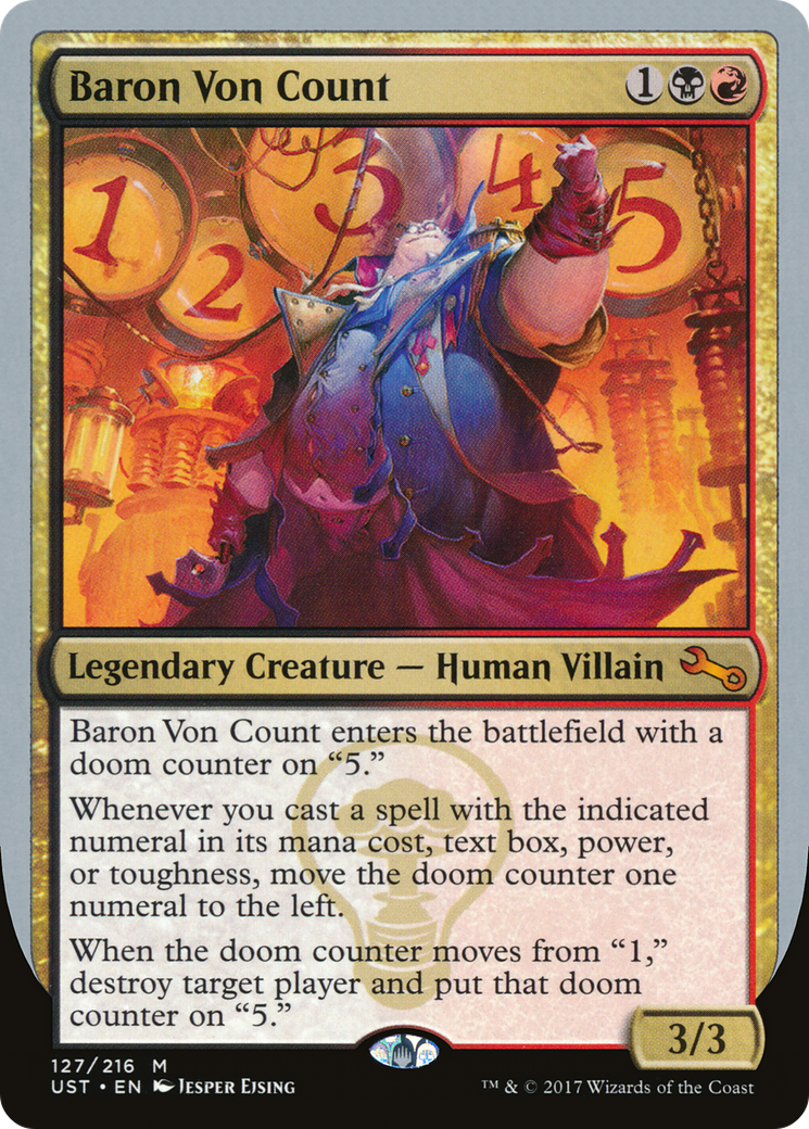Baron Von Count (UST-127) - Unstable Foil