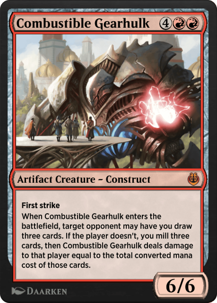 Combustible Gearhulk (KLR-120) - Kaladesh Remastered