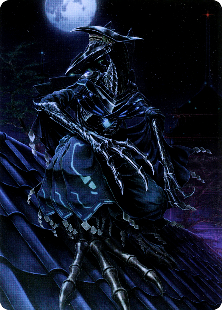 Jin-Gitaxias, Progress Tyrant // Jin-Gitaxias, Progress Tyrant (ANEO-052) - Neon Dynasty Art Series (Borderless) Foil