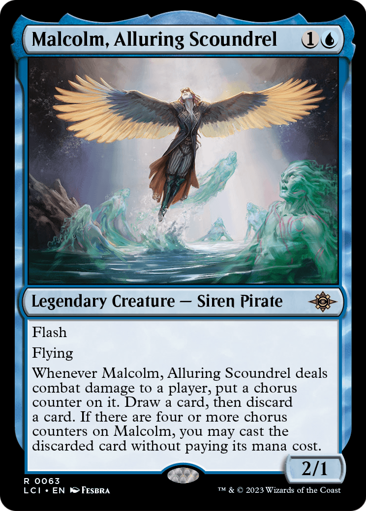 Malcolm, Alluring Scoundrel [The Lost Caverns of Ixalan] Foil