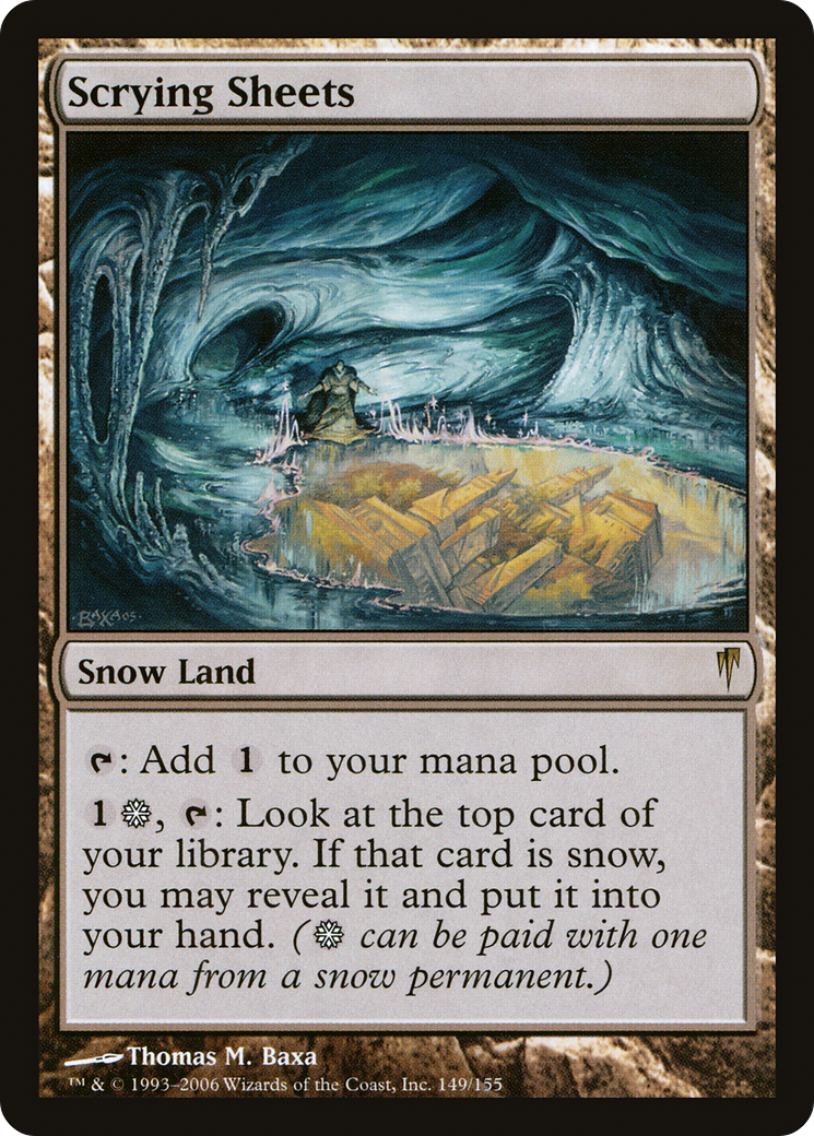 Scrying Sheets [Coldsnap] Foil