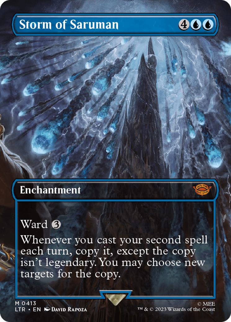 Storm of Saruman (Borderless Alternate Art) [The Lord of the Rings: Tales of Middle-Earth] Foil