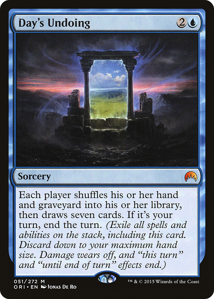 Day's Undoing [Magic Origins] Foil