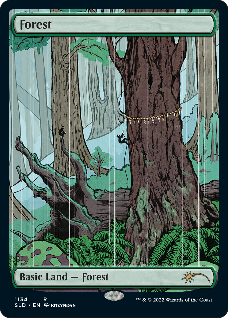 Forest (1134) (Full-Art) [Secret Lair Drop Series] Foil