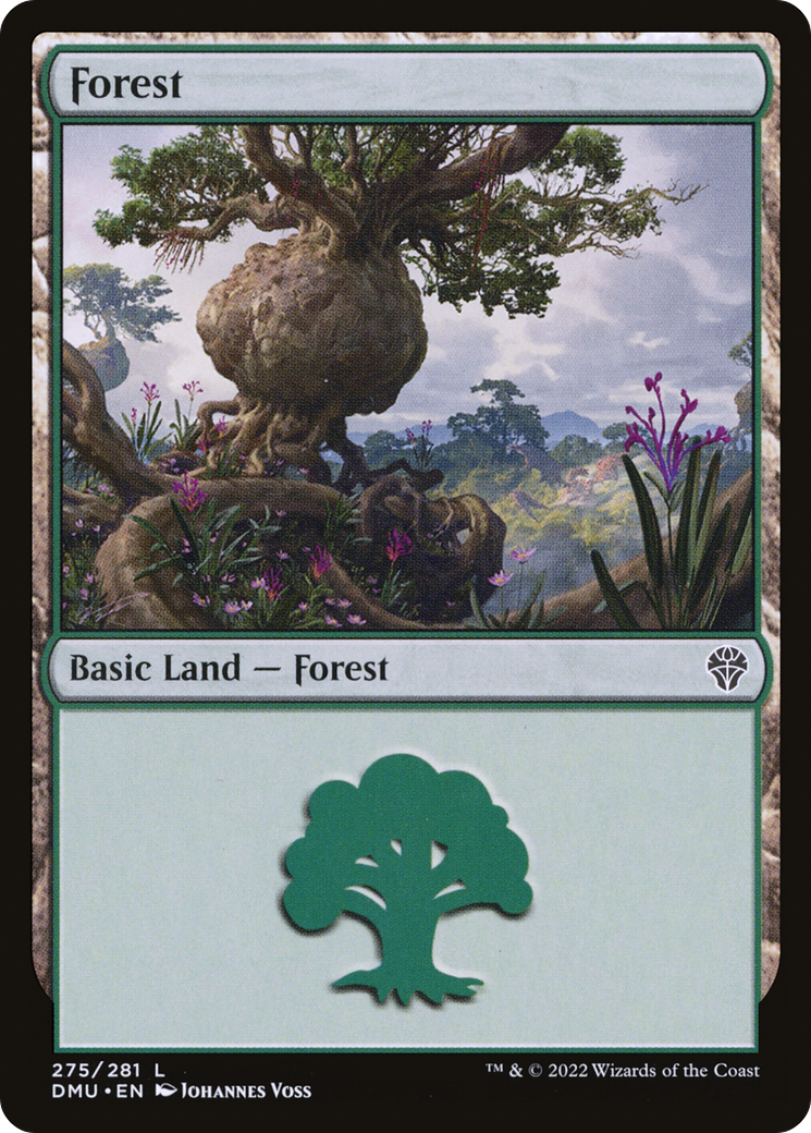 Forest (275) [Dominaria United] Foil