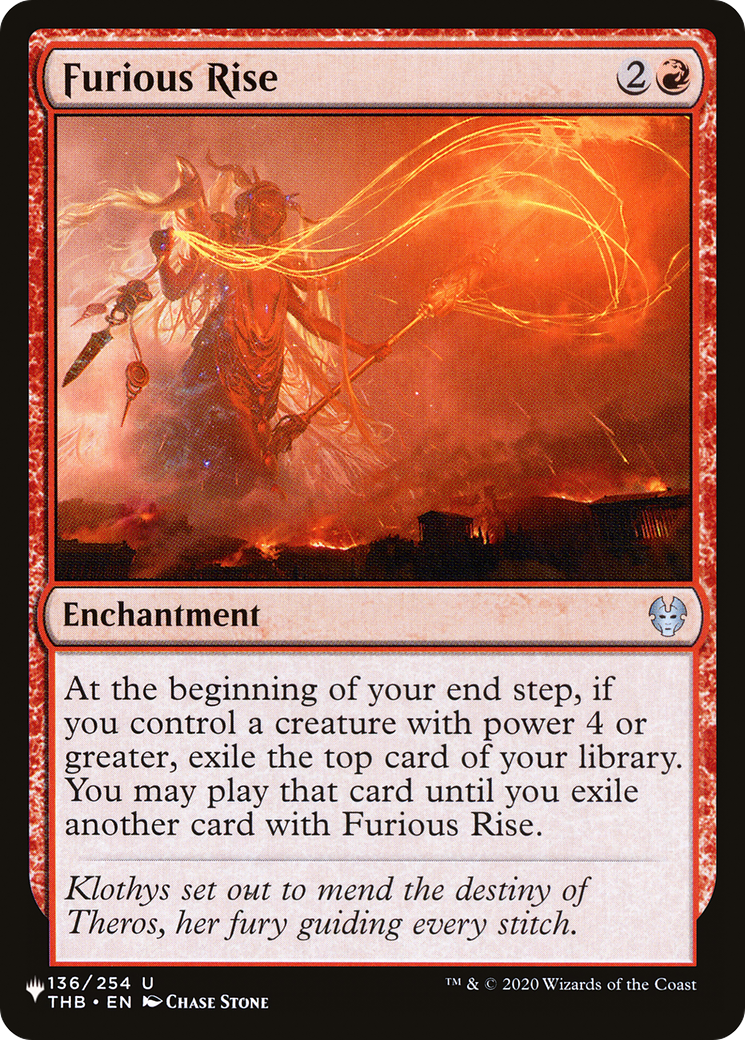 Furious Rise |  (THB-136) [The List]