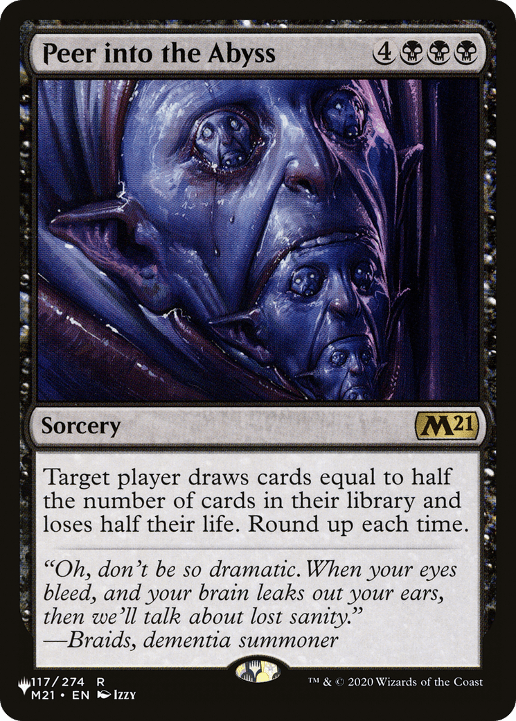Peer into the Abyss |  (M21-117) [The List]