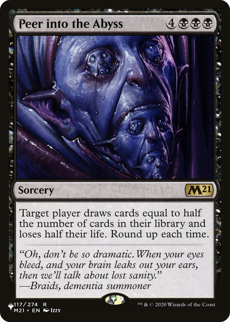 Peer into the Abyss |  (M21-117) [The List]