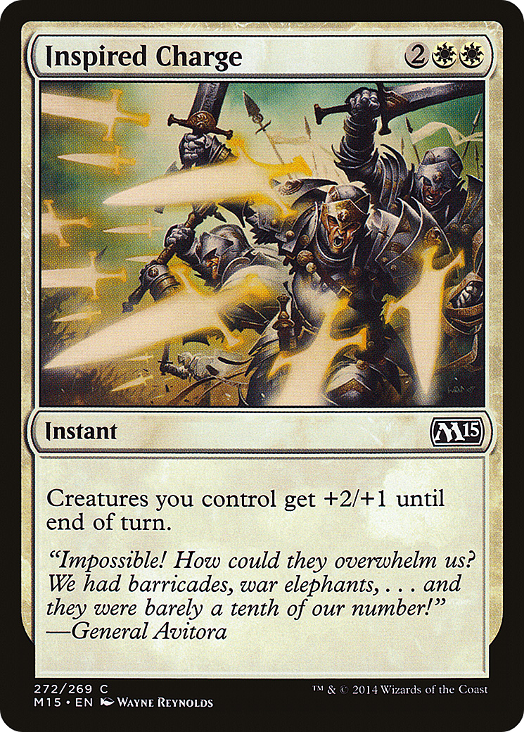 Inspired Charge (272) [Magic 2015]  Foil