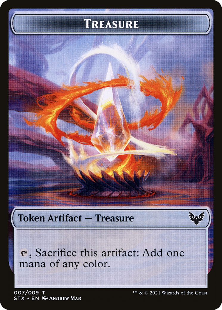 Treasure (TSTX-007) - Strixhaven: School of Mages Tokens Foil