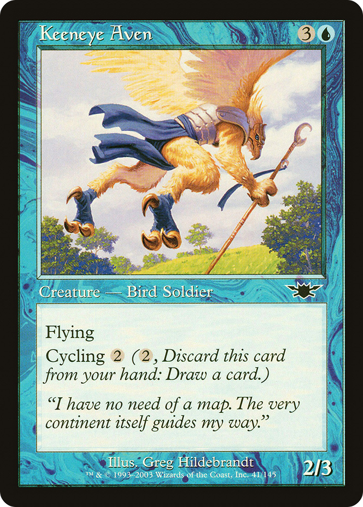 Keeneye Aven [Legions] Foil
