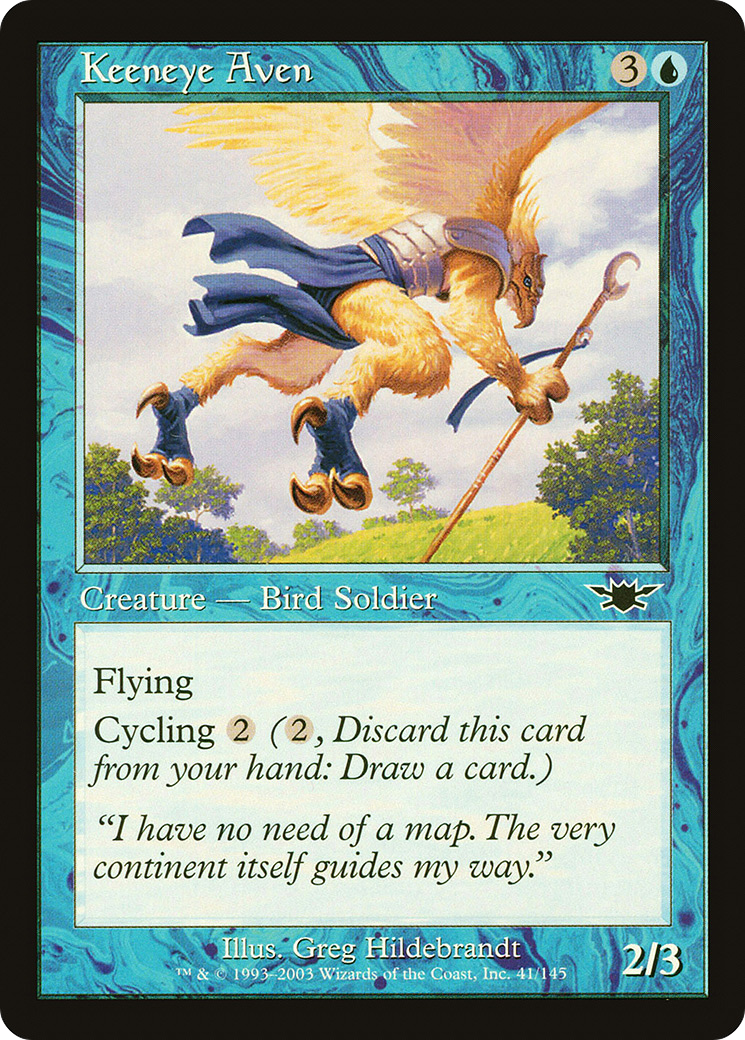 Keeneye Aven [Legions] Foil