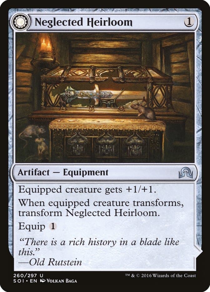 Neglected Heirloom // Ashmouth Blade [Shadows over Innistrad] Foil