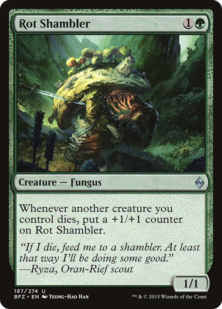 Rot Shambler [Battle for Zendikar] Foil